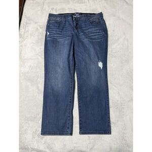 Democracy Womens 21W‎ Straight Leg Medium Wash Blue Jeans 42x30